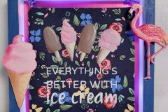 Flamingo/Ice cream