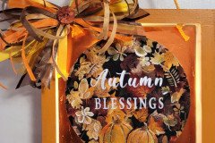 Autumn Blessings shadowbox